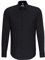 Seidensticker Herren Business Hemd Slim Fit Bügelfrei Kent Langarm Shirt, Schwarz, 36 EU