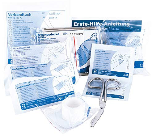 Verbandstofffüllung Motorrad nach DIN 13167:2014