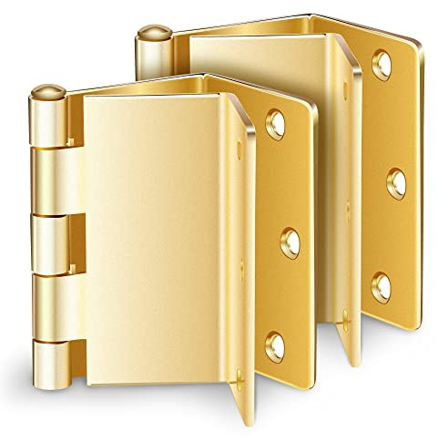 Handicap - Bisagras de puerta expandibles de latón - Bisagras compensadas para puertas - 2 bisagras