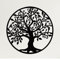 decoration murale metal, arbre de vie decoration murale, deco murale metal, l'arbre de vie, arbre de vie decoration, tableau arbre de vie, decoration murale metal noir 44x46cm