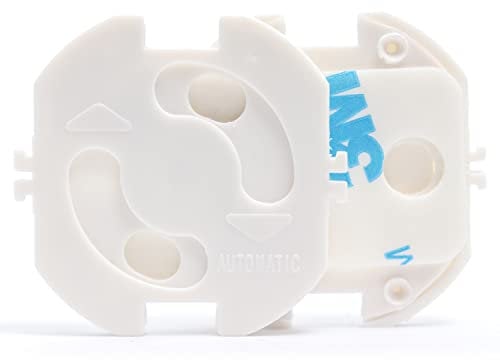 KIDIMAX® Steckdosen Kindersicherung, zum klemmen und kleben, Steckdosenschutz für Baby und Kinder, Steckdosensicherung, Kinderschutz (40 Stück)