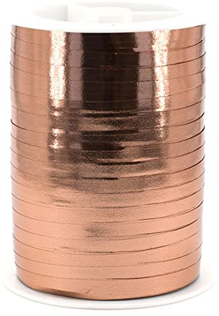Star Geschenkband Ringelband 5mm x 250m Rosegold Kupfer Metallic