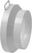 Vent Systems Raccord réducteur de conduit de 10 cm à 12,5 cm - Cône réducteur pour systèmes de ventilation CVC, tuyau en plastique ABS PVC de 125 à 100 mm