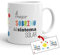 Kembilove Taza el Mejor Sobrino del Mundo – Taza con Mensaje El Mejor Sobrino del Sistema Solar – Regalo Hermana Original – Regalos Originales para cuñados – Tazas Originales
