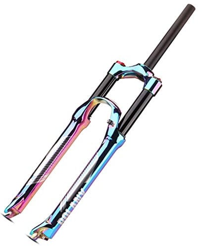 FKA-080 Bike Air Fork MTB 27.5 29 Inches 1-1/8 Alloy 120mm Travel Suspension Front Forks 9mm QR Bright Colors