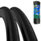 2 neumáticos 700 x 25C (25-622) plegables antipinchazos para carreteras Deestone ON OFF Road Carrera Gravel Bike