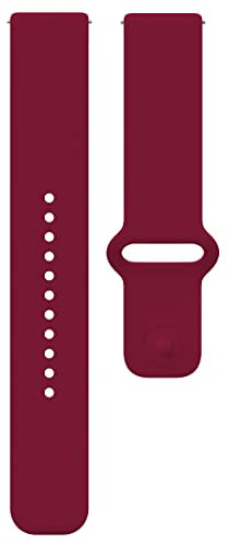 Polar Silikon-Armband Snap & Slip 20mm Rot S-L
