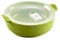 ESPRIT DE CUISINE - Plat À Four Rond En Céramique - Avec Couvercle Hermétique - Poignées ergonomiques - Émail Résistant Aux Rayures - Made In France - 1,9L - 25x21,9x8,3cm Extérieur - Citron Vert