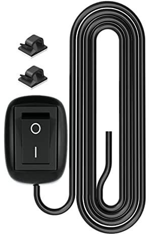GUUZI Incolla l'interruttore del Tipo ON/OFF 12V-230V 10A Interruttore a Montaggio Superficiale Interruttore a Forma di Goccia d'acqua SPST Interruttore a Bilanciere con Cavo da 1m