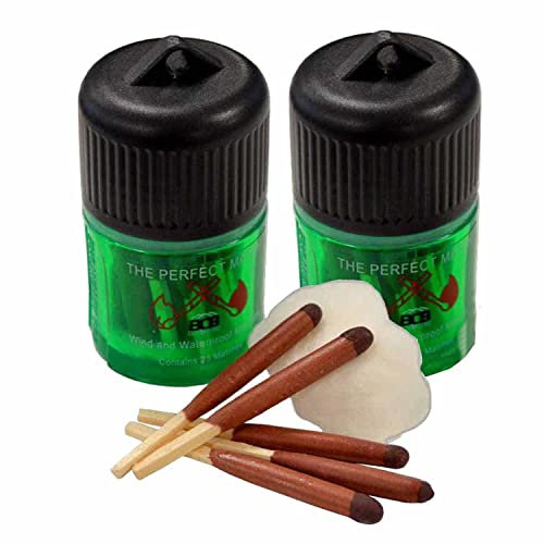 Sturmstreichhölzer, Sturm- & wasserfest 2 Dosen mit je 25 Stck. NATO-genehmigt