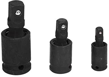 HOHXFYP Confezione da 3 Adattatori a Bussola 1/2,1/4,3/8 Set di Chiavi a Bussola Adattatore di Prolunga per Prese a Percussione e Utensili Manuali
