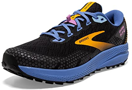Brooks 1203681B096 Divide 3 Sneaker Female Schwarz/Blau/Gelb EU 38.5
