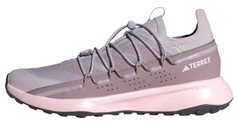 Adidas Damen Terrex Voyager 21 Travel Shoes, Silver Dawn/Preloved Fig/Almost Pink, 41 1/3 EU