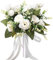 Bouquets de mariée Bouquets de Mariage Bouquet de Demoiselle d'honneur Blanche Bouquet Artificiel Fleurs Bouquet centres de Table pour Les Fournitures de fête de Mariage décor