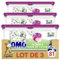 Omo Lessive liquide en capsules 3 en 1 Jasmin et fleur de coton - 81 lavages - propreté éclatante & parfum longue durée aux essences naturelles (lot de 3x27)