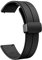 TiMOVO Universal 20mm Magnetisch Silikon Uhrenarmband, Schnellverschluss Uhrenarmbänder für Herren & Damen, Hautfreundlich Weich Sport Armband Ersatzband für 20mm Breit Uhrenanstöße, Schwarz