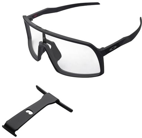ThunderClap Ersatz-Clip-On-Einsatz Metallclip für Oakley Sutro Sonnenbrille, Schwarz , Einheitsgröße