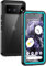 Lanhiem Carcasa para Google Pixel 8, Resistente al Agua, Resistente a los Golpes IP68 Impermeable Militar, Resistente al Polvo, Funda Impermeable, Azul