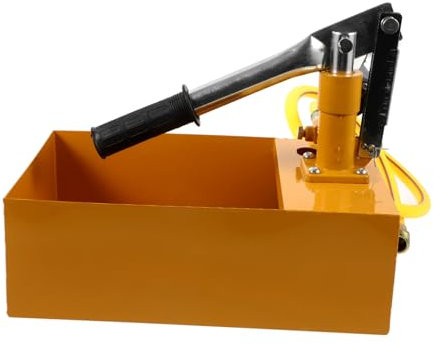 FUNOMOCYA Hydraulische Druckprüfpumpe 25 Kg Mit Manometer Robuste Aluminium Konstruktion Manuelles Wasserdruckprüfer-set