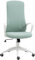 Vinsetto Silla de Oficina Giratoria Silla de Escritorio Juvenil con Altura Ajustable Función de Basculante Reposabrazos y Respaldo Alto 62x56x110-119,5 cm Verde