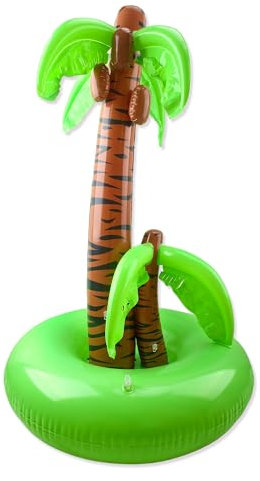 42 Inch Inflatable Palm Trees Jumbo Coconut Tree Blow Up Palm Trees for Summer Tropical Beach Pool Party Hawaiian Party Decoration