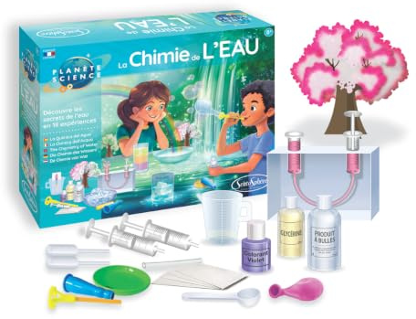 Sentosphère – Planète Science - La Chimie de l'eau - Apprendre à Manipuler l'eau en découvrant Ses propriétés fascinantes - pour Enfants dès 8 Ans - Fabriqué en France - 28060