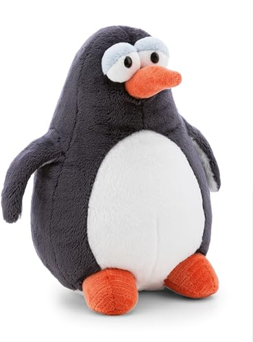 NICI Kuscheltier Pinguin Jorge Thunder 16cm - grau - Weiches Plüschtier – niedliches Stofftier zum Kuscheln & Spielen – tolle Geschenkidee für Kinder & Erwachsene - 62413