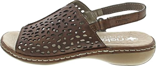 Rieker Sling Sandalette Braun