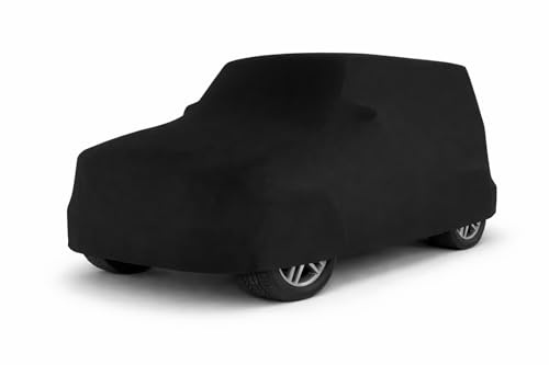 Car-e-Cover Autoabdeckung Indoor Stretch SUV - Car Cover Vollgarage Gr. XXL | Elastisches 180 g/m² Premium Jersey, atmungsaktiv & lackschonend, Staubschutz für Garage & Halle, Passform hohe kantige SUV's
