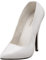 Higher Heels PleaserUSA Pumps Domina-420 Lack weiß Gr. 46