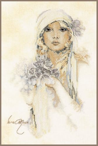 Lanarte PN-0008013 Sara Moon/Lady with Lilac Flower, Pack of 1