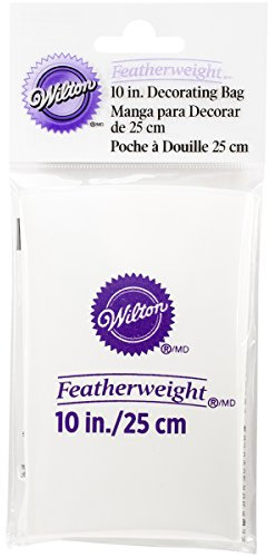 Wilton 3-Pack Featherweight Decorating Bag 10'' - Premium Polyester, White