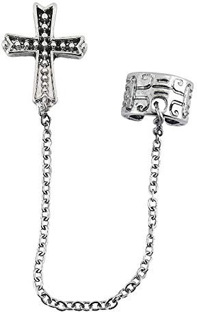 Boucles d'Oreille Croix Gothique