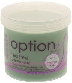 Options Tea Tree Creme Wax 3x425 g