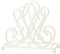 Premier Housewares 508282 De Lis Napkin Holder - Cream H12 x W14 x D7cm