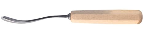 Stubai gebogenes Hohleisen 8 mm – hochwertiges Schnitzwerkzeug für Figuren‑, Relief‑ und Kerbschnitzarbeiten mit präziser Schneide und Holzheft