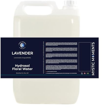 Mystic Moments | Lavendel natürlicher Hydrosol Blumenwasser 5 Liter | Perfekt für Haut-, Gesichts-, Körper- und hausgemachte Schönheitsprodukte Veganer GVO Free