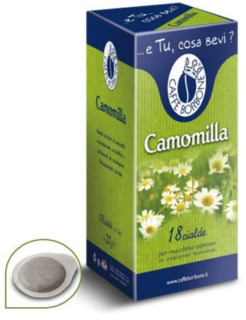 Caffè Borbone - Cialde Miscela Camomilla - Confezione da 18 Pezzi - Filtro in Carta da 44mm