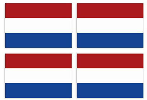 Kiwistar Aufkleber 4,5 x 3 cm Niederlande - Land Staat Autoaufkleber Flagge Länder Wappen Fahne Sticker Kennzeichen - Auto - Fahrrad - LKW