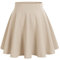 bridesmay Damen Mini Rock Sommer Kurz Skater Rock Schulmädchen Anime Rock Gothic Cosplay Sexy Röcke Apricot S