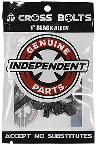 Independent Tornillos De Skateboard Allen - 1 Inch Negro (Default, Negro)