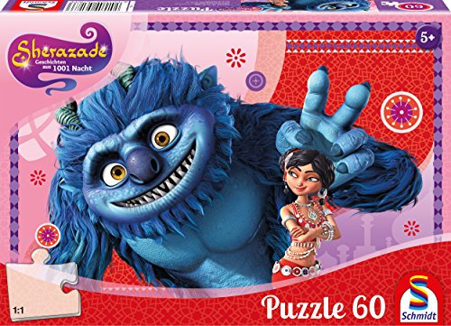 Schmidt Spiele Puzzle 56183 Sherazade - Geschichten aus 1001 Nacht, Sherazade und Karim, Freundschaft für immer, 60 Teile