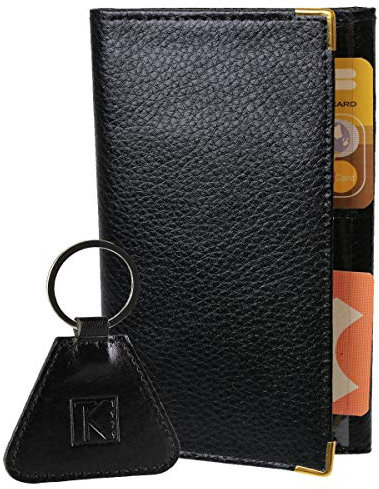 TK 1979 Étui Porte-clés Permis Carte Grise Assurance Homme Femme en Cuir