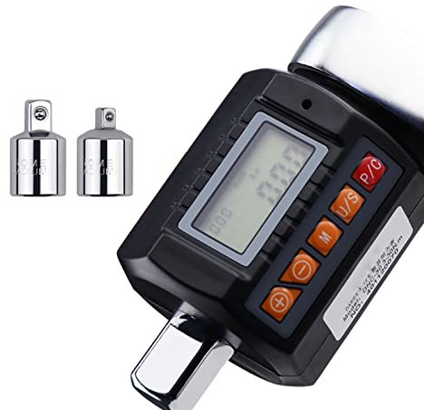 Plyisty Digital Wrench Adapter, High Accuracy Digital Meter Wrenches Adapter, with 1/4 3/8 1/2 inch Conversion Head and Screwdriver