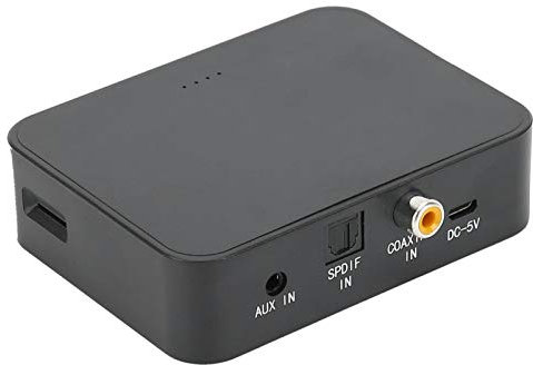 Socobeta Émetteur Bluetooth Fibre Optique coaxiale AUX Bluetooth 5.0 Adaptateur Audio pour émetteur Bluetooth