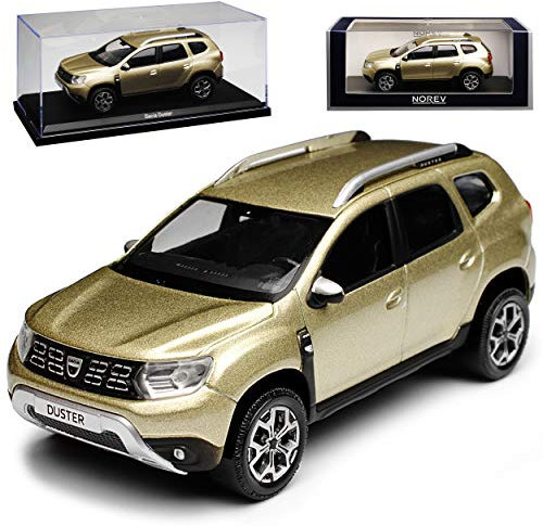 Dacia Duster II Dune Beige Metallic SUV 2. Generation Ab 2018 1/43 Norev Modell Auto