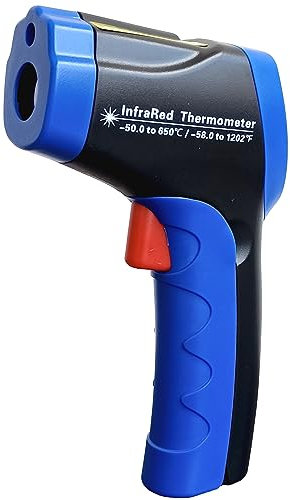 Infrarot-Thermometer Pyrometer IR-Thermometer Laserthermometer -50°C bis 650°C Laserpointer Abschaltautomatik Max/Min Anzeige