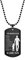 HAYOUWAY Schwarz Halskette Hundemark Ketten mit Anhänger Edelstahl Herrenschmuck für Herren Sohn Jungen Geburtstagsgeschenk von Papa (Schwarz...In Liebe PAPA)