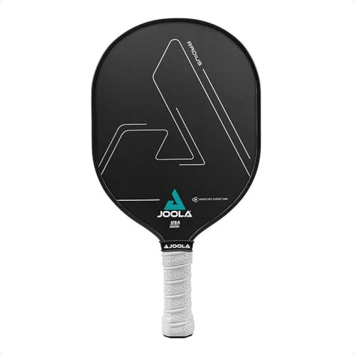 JOOLA Radius Pro Pickleball-Paddel mit strukturierter Carbon-Grip-Oberfläche – schafft mehr Spin und maximale Kontrolle – 16 mm Pickleball-Schläger mit Response Polypropylen Wabenkern