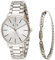 Armani Exchange Herren Quarz 3 Zeiger Uhr mit Armband AX7138SET
